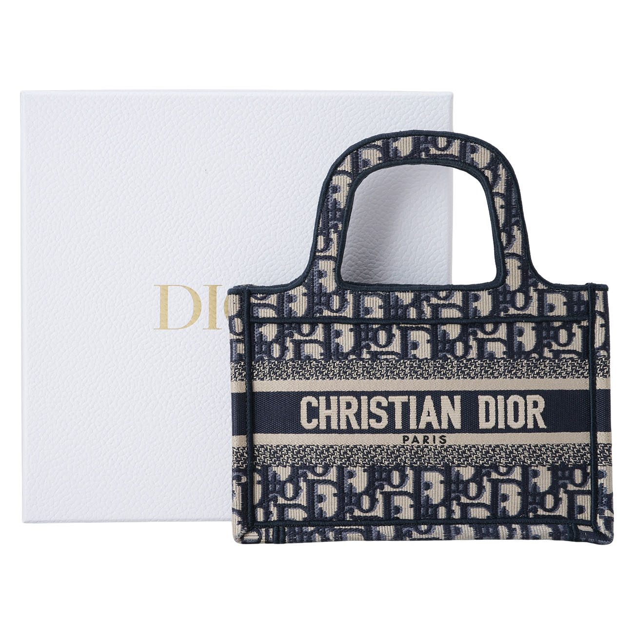 CHRISTIAN DIOR(USED)디올 오블리크 북토트 미니
